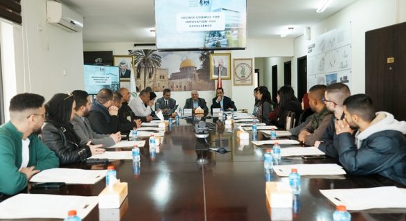 نحو شراكة استراتيجية لتمكين الريادة الشبابية: وفد من مركز التعليم المستمر بجامعة بيرزيت يزور المجلس الأعلى للإبداع والتميّز